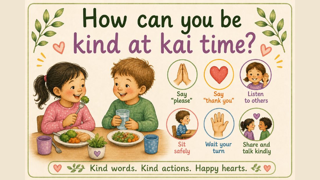 Kai card: How can you be kind at kai time?